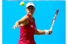 EASTBOURNE, ENGLAND - JUNE 21:  Angelique Kerber of Germany in action during the Women's Final between Madison Keys of the USA and Angelique Kerber of Germany at the Aegon International at Devonshire Park on June 21, 2014 in Eastbourne, England.  (Photo by Ben Hoskins/Getty Images)